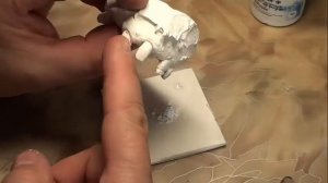 Фиксирование моста на цемент