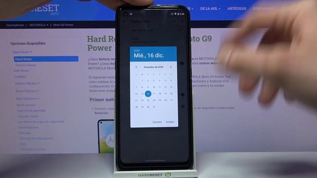 Cómo cambiar fecha y hora en MOTOROLA Moto G9 Power - configurar fecha y hora смотреть онлайн