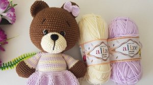 Мастер-класс по вязанию игрушки Мишка МК часть 1.  Екатерина Клабукова