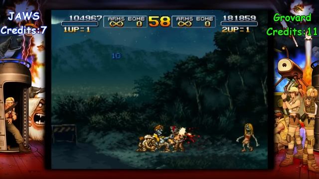 Metal Slug 3 With JAWS and Grovard! Mission 2 - Zombie Attack! смотреть онлайн