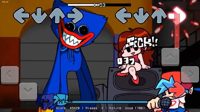 VS Huggy wuggy android (Sin bots) - Friday Night Funkin mobs смотреть онлайн