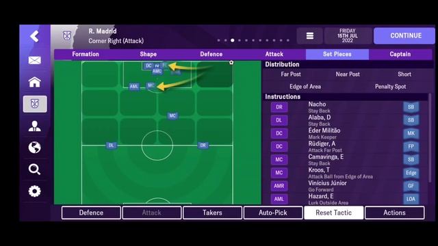 Football Manager 2023 Mobile Tactics Guide for Real Madrid Part 2: Set Pieces смотреть онлайн