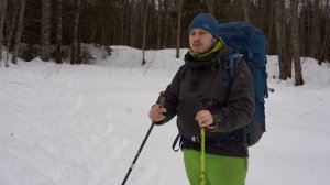 Техника подъёма на туристических лыжах