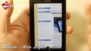 Droidsans Review : Acer Liquid Metal