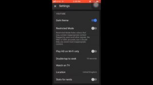 youtube dark theme mode on iphone/android