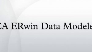 CA ERwin Data Modeler