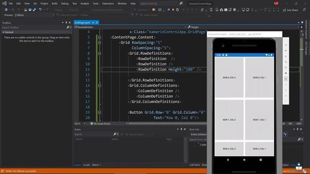Simplify Row & Column Definitions of Grid Layout in Xamarin Forms | Grid Control | Grid Cell смотреть онлайн