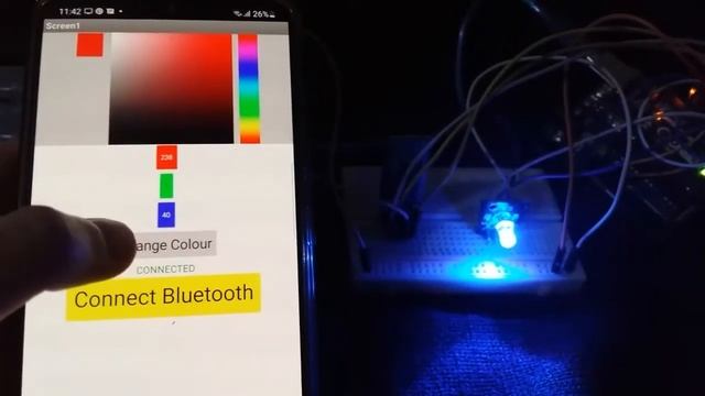 (Demo) Arduino RGB LED Control Android App with MIT App Inventor смотреть онлайн
