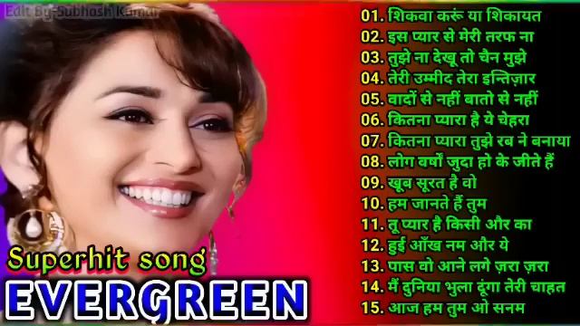 Evergreen Superhit Song_सदाबहार_पुराने_गाने_💘अलका_याग्निक_उदित_नारायण_लता_मंगेशकर_💓कुमार_सानू(360p)