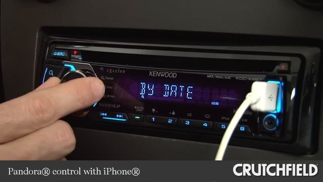 Kenwood Excelon KDC-X497 Car CD Receiver Display and Controls Demo | Crutchfield Video смотреть онлайн