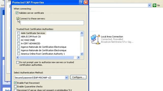 Connecting to LSUSecure on Windows XP смотреть онлайн
