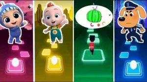 my little angel 🆚 super jojo 🆚 coco Melon 🆚 sheriff Labrador ♦ Who is best ?