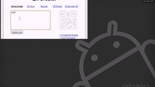 QR Droid:QR reader/scanner