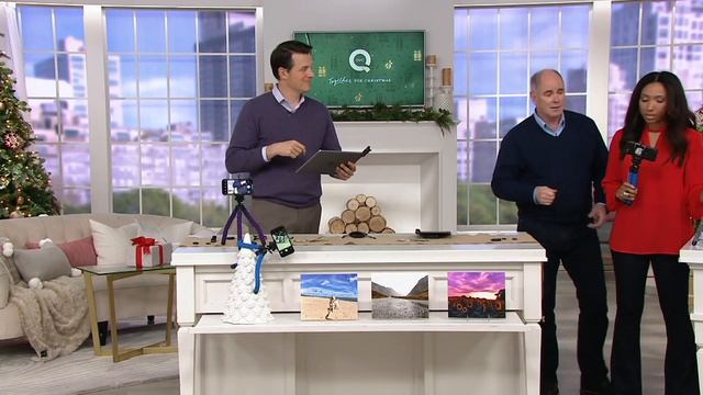 Poser Snap Pro 6-Piece Mobile Photo & Video Studio Kit with Tripod on QVC смотреть онлайн