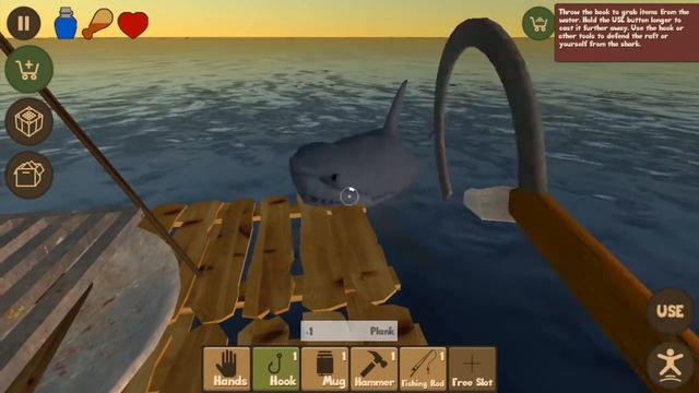 Raft Survival Simulator - Gameplay Walkthrough Part 1 (iOS Android) смотреть онлайн