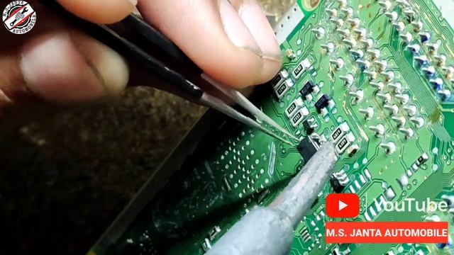 Ecm Can Communication coil | Easy trick to replace | Soldering | ecu repairing | Ozil Shaikh. смотреть онлайн