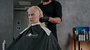 Обесцвечивание Inimitable blonde + тонирование безаммиачным красителем Inimitable ammonia free