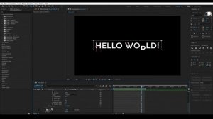 04.  Adobe AE Для Начинающих.  Text Animation