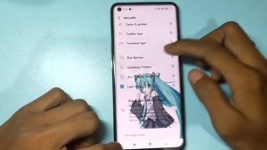 Hatsune Miku Theme. Tema color os 7/11 dan realme ui 1.0/2.0