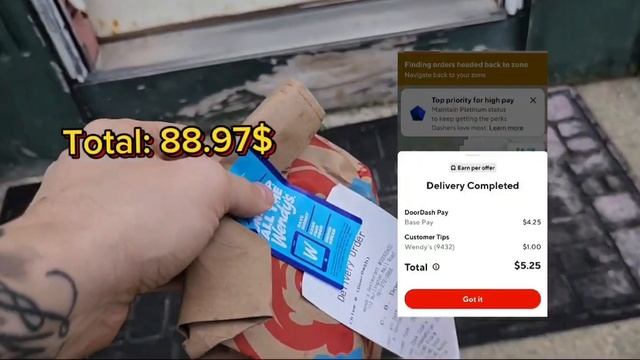 Taking every single Doordash for 12 hours straight as a Platinum status Dasher! смотреть онлайн
