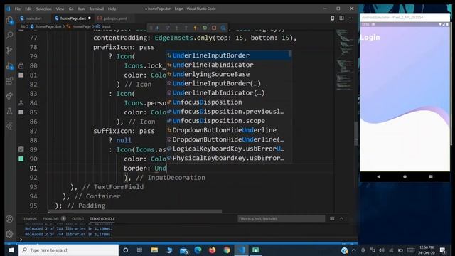 Flutter Login Page - Flutter UI - Speed Code - Code -01