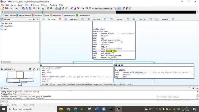 Advance Static Analysis using IDA Freeware for offline password cracking смотреть онлайн