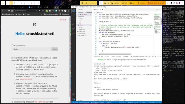[Lập trình NEAR] Hướng dẫn create-near-app, tạo các thành phần cơ bản trong contract Rust, NearCLI смотреть онлайн