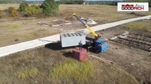 Установка бытовки на участок