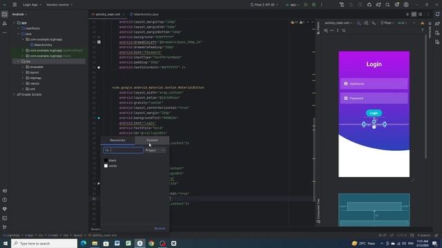 Simple Login App in Android Studio | Login Ui Design Android Studio | 2024 смотреть онлайн