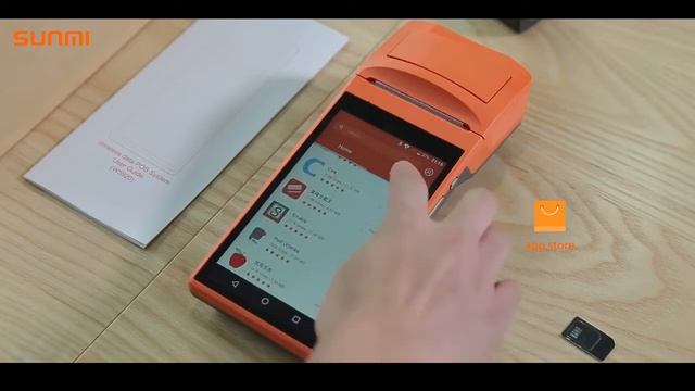 MALAYSIA SUNMI V1S Handheld PDA Android Unboxing смотреть онлайн