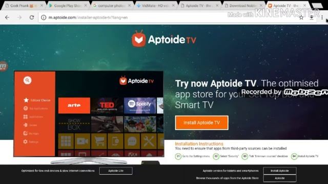 How to download in AP fibernet Aptoide TV смотреть онлайн