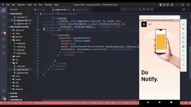 Flutter UI Design Tutorial | Flutter App Development for Beginners | Android