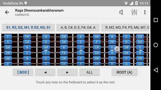 Raga Master for Android - Basic features