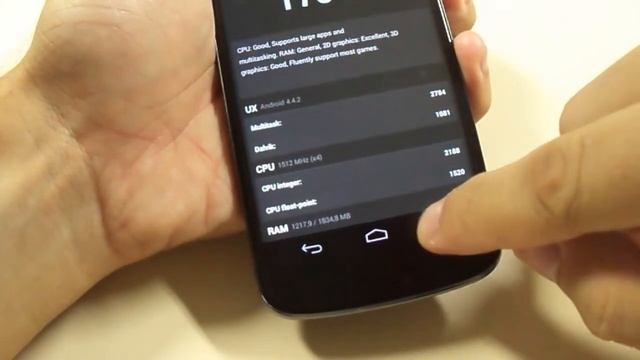 Nexus 4 Android 4.4.2 Benchmark Antutu vs Antutu X Edition смотреть онлайн