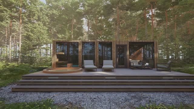 Промо видео Баня SKYWARD от GEOSKY HOME