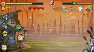 Swamp Attack - Episode 4. Level 4 Gameplay
