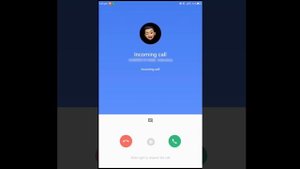 Advan Tab i10 Android 7.0  incoming call (Screen Video)