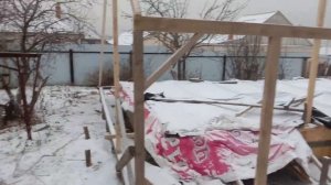 Теплица для бассейна!