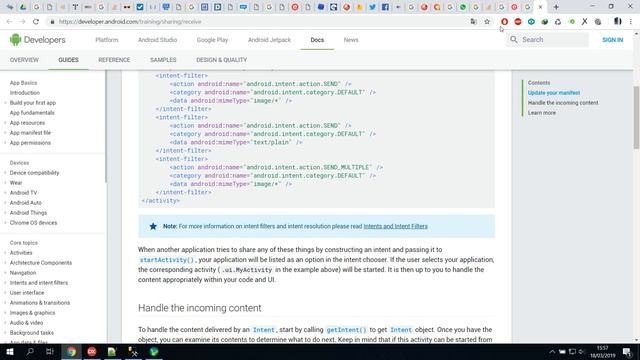 Receiving Simple Data From Other Apps смотреть онлайн
