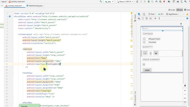 Class 61 -  Applying Logic To Edit Text | Android App Development Complete Course In Hindi