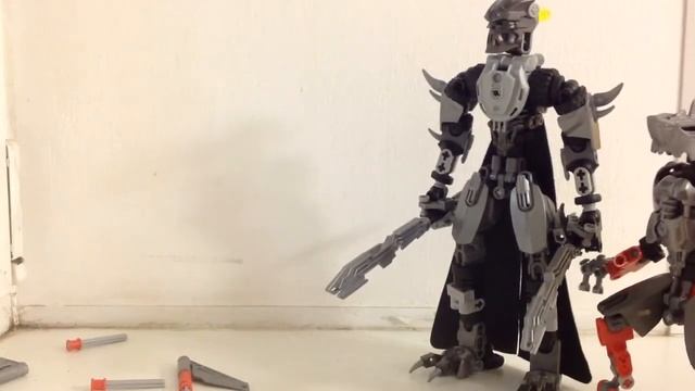 Обзор на мою Лего Бионикл самоделку- Андройд Акула. смотреть онлайн