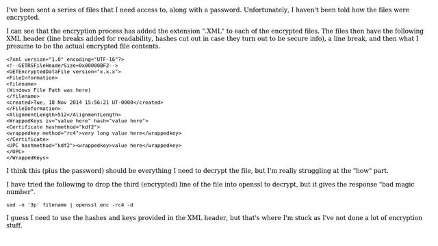 Decrypting XML Encrypted File смотреть онлайн