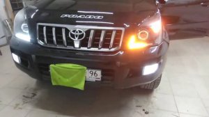 Toyota Land Cruiser Prado 120 фары тюнинг и модернизация