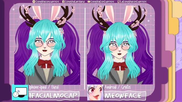 Example: IFacialMocap (iphone) vs MeowFace (android) 3D Vroid Model смотреть онлайн
