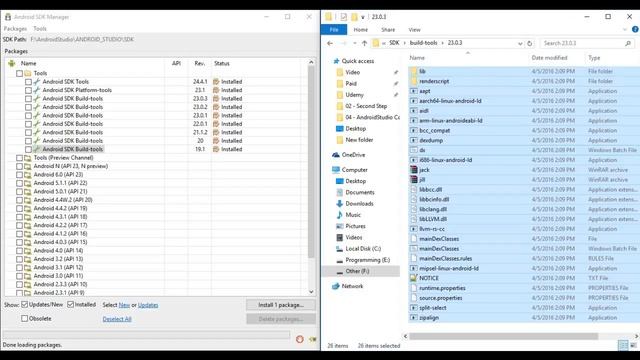 برنامه نویسی اندروید - کار بار SDK Manager پارت اول 08 смотреть онлайн