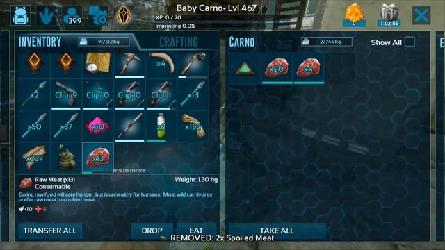 Ark Survival Evolved Mobile: Carno Taming and Breeding! смотреть онлайн