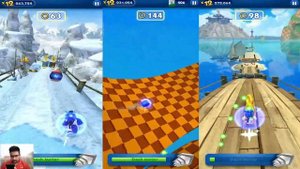 Sonic Dash - Werehog Dash VS Andronic VS Movie Sonic _ Movie Sonic vs All Bosses Zazz Eggman