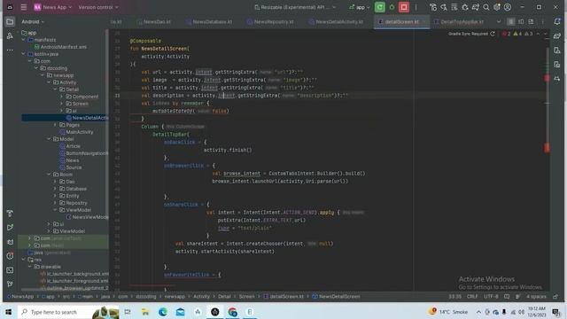 #4. ROOM Database in Android Studio with Jetpack Compose & MVVM Architecture 2024 |News App in Hind