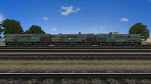 RTrainSim. Обзор тепловоза 2ТЭ10М/3ТЭ10М. Помощь с запуском.