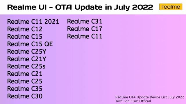 Realme July 2022 New Updates, Official device list, stable or Beta update, Realme UI 3.0 Android 12 смотреть онлайн